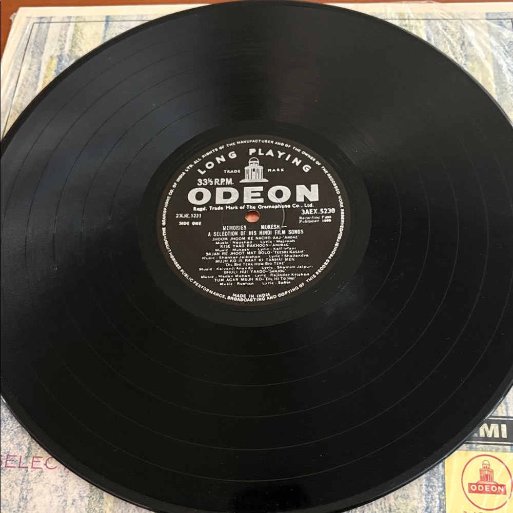 Memories of Mukesh songs. His hit songs Vinyl Record - Picture 5 of 5
